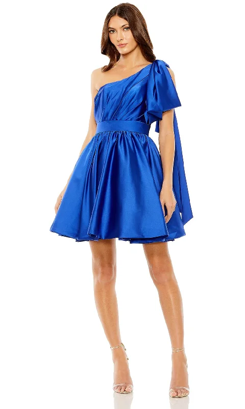 Cool Prices Ieena Duggal 20690 - Bow Draped Satin Cocktail Dress