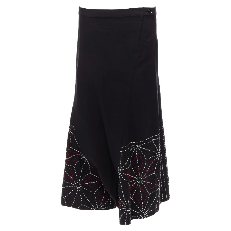 Fast Fashion Favorites Yohji Yamamoto hand stitched asymmetric harem pants