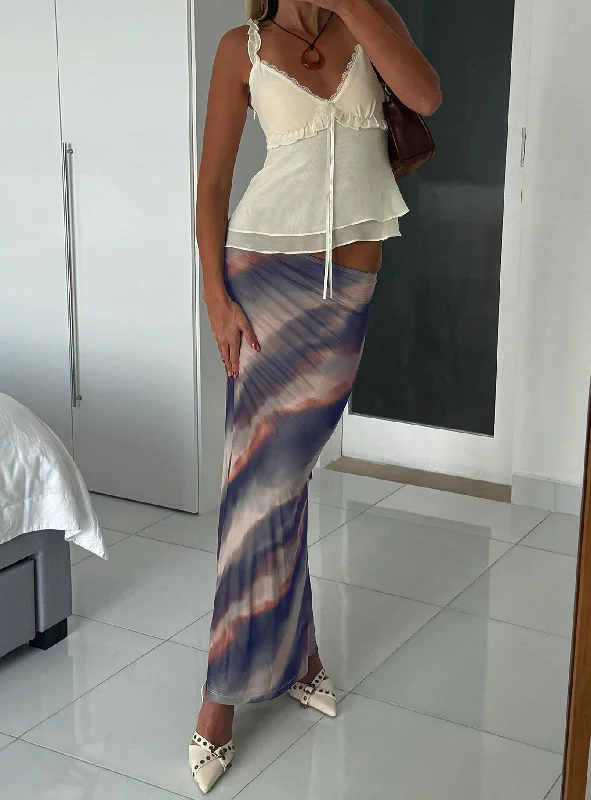 Women's Timeless Attire Trendy Fashion For Women Ismeria Maxi Skirt Multi
