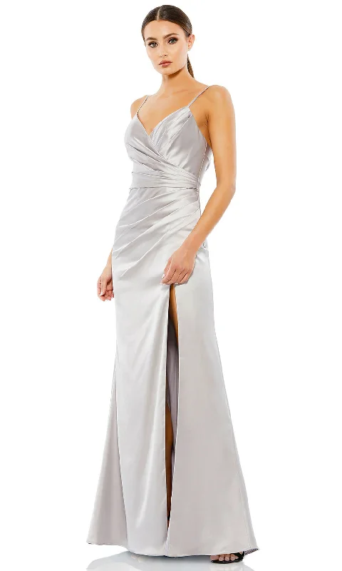 Best Sellers Ieena Duggal A26585 - Sleeveless Satin Evening Dress