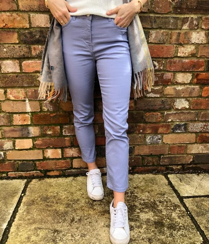 Chic Outfits Susie Slim Leg Jean - Pale Blue