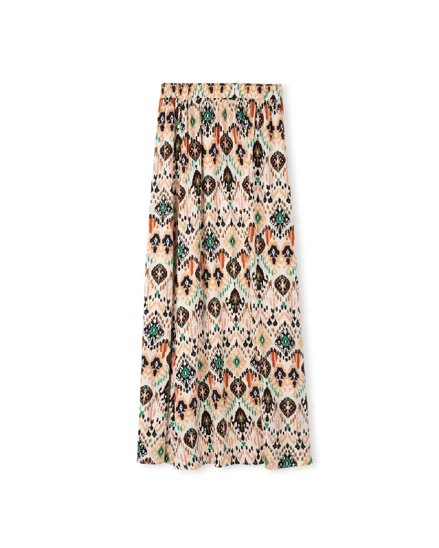 Elegant Women's Attire New Styles Just In Colorful Printed Maxi Skirt