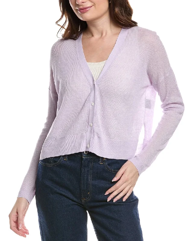 Day-To-Night Styles Theory Hanelee Linen-Blend Cardigan