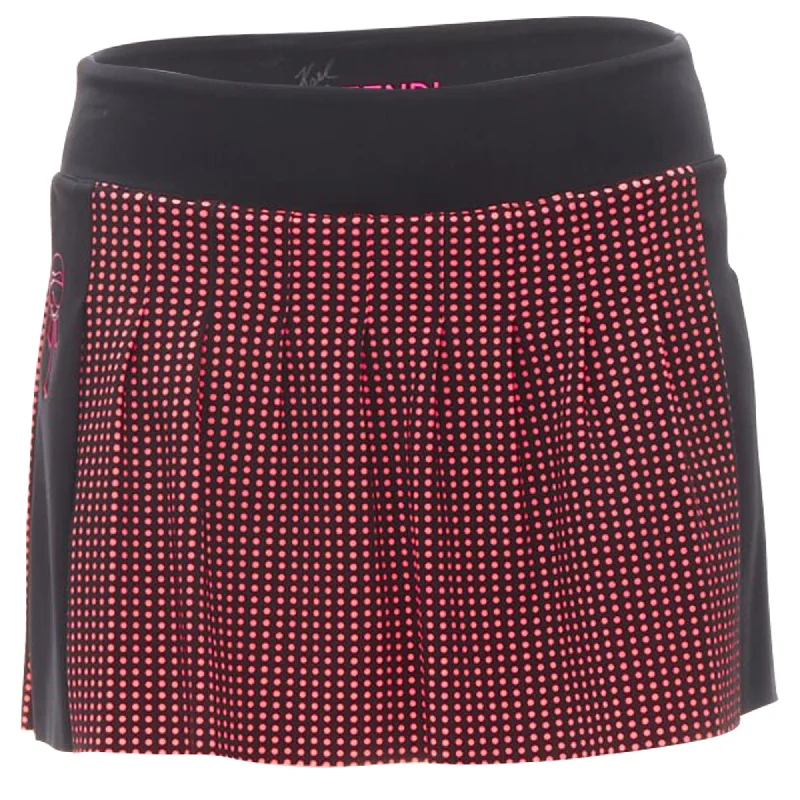 Chic Casual Style Fendi activewear polka dot pleated skirt