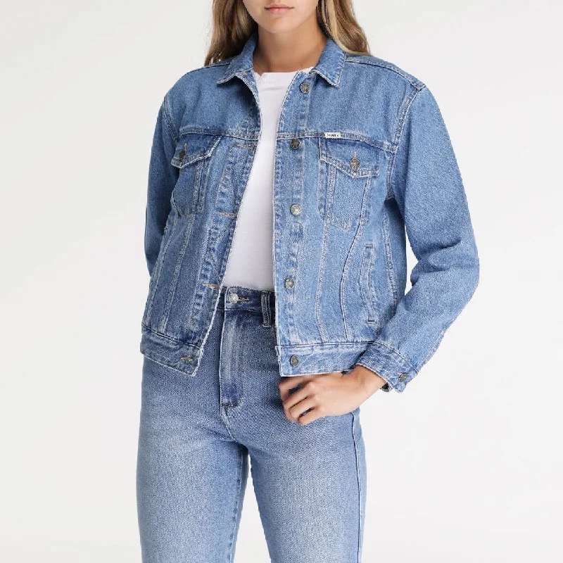 Contemporary Chic Riders Relaxed Trucker Jacket