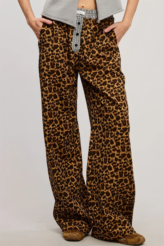 Women's Outerwear Garments Flash Sale Fever I Got Mine Leopard Pants