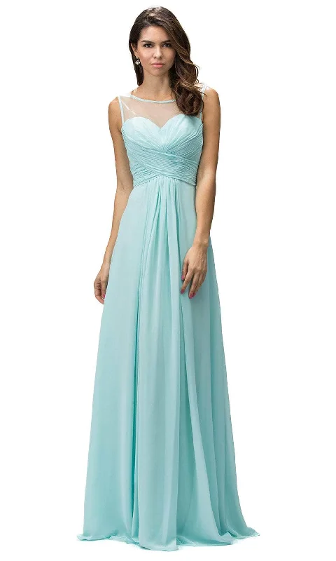 Special Offers Dancing Queen 9202 - Sleeveless Chiffon Prom Dress