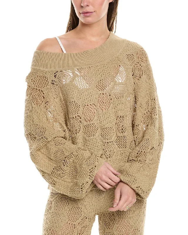 Seasonal Trends WeWoreWhat Crochet Sweater