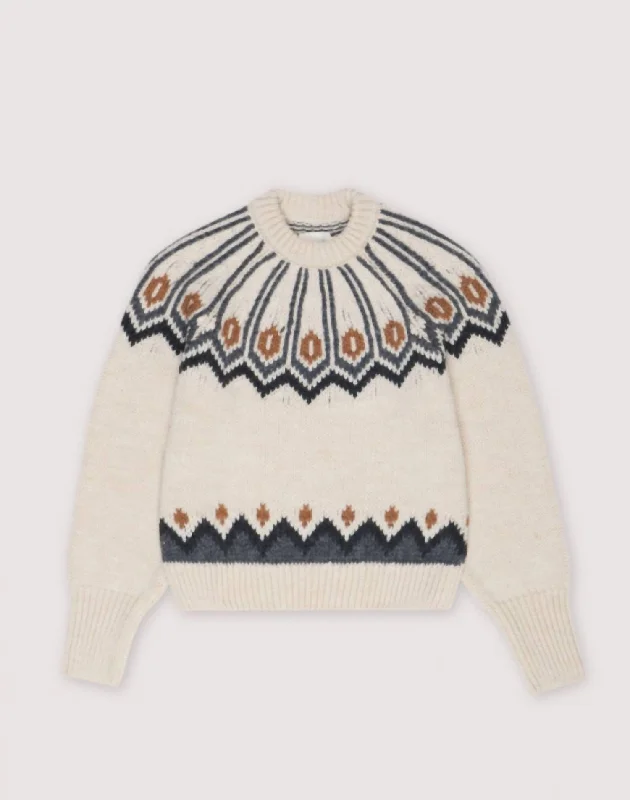 Women's Sporty Chic Clothes All Season Basics Discount Women's Davos Sweater In Fair Isle Women's Sporty Chic Clothes All Season Basics Discount Women's Davos Sweater In Fair Isle