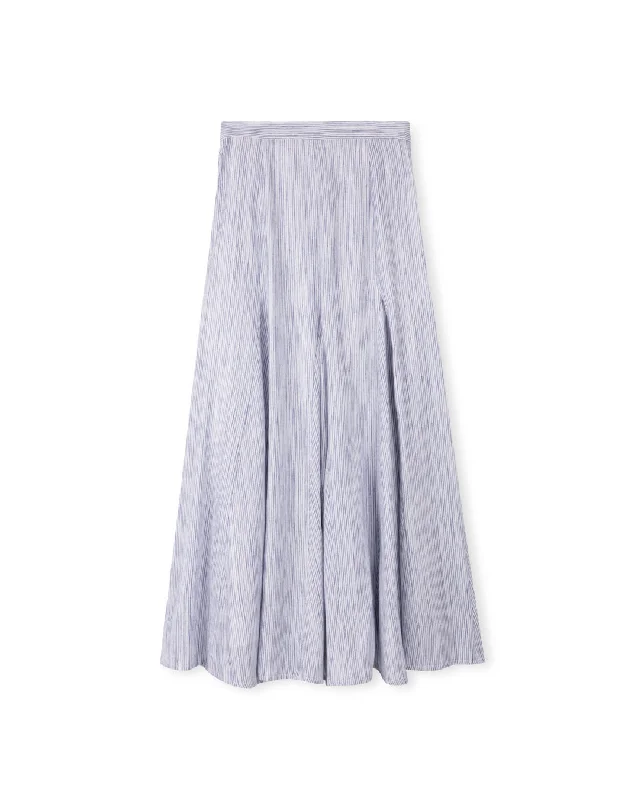 Everyday Basics Stripe Flair Maxi Skirt