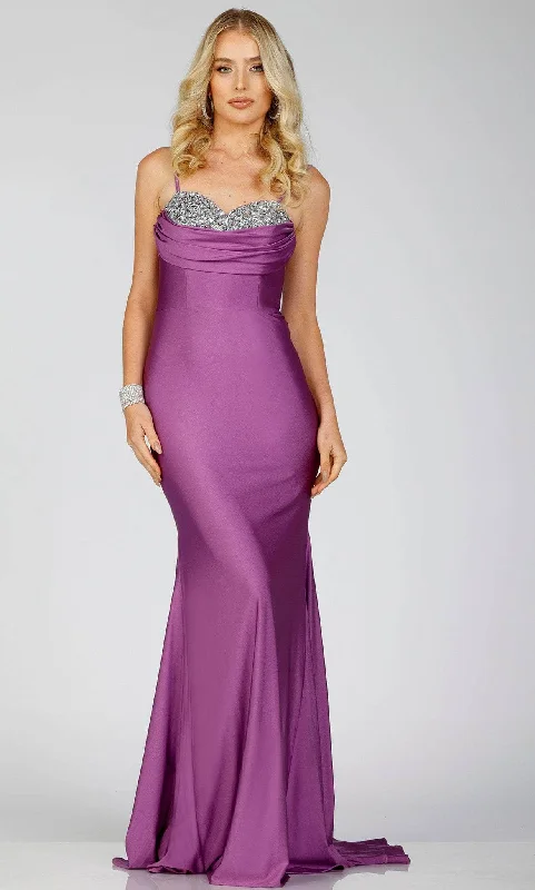 Women's Cozy Winter Attire Now On Sale For Chic Urban Styles Terani Couture 231P0186 - Satin Gown Women's Cozy Winter Attire Now On Sale For Chic Urban Styles Terani Couture 231P0186 - Satin Gown
