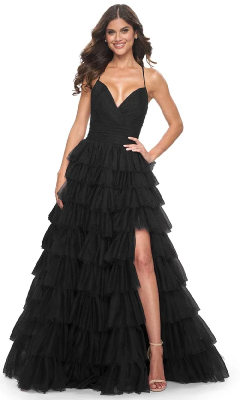 Celebrate With Big Savings La Femme 32086 - Sleeveless Multi-Tiered Prom Dress