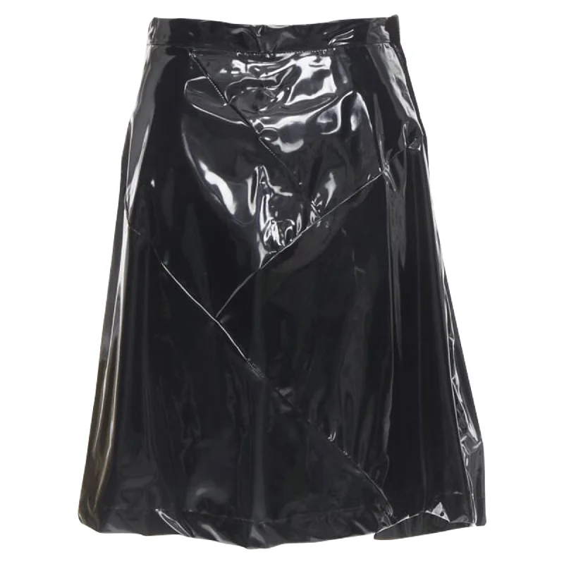 Women's Travel Attire Huge Price Cut Comme Des Garcons vinyl plastic bias cut A-line skirt Women's Travel Attire Huge Price Cut Comme Des Garcons vinyl plastic bias cut A-line skirt
