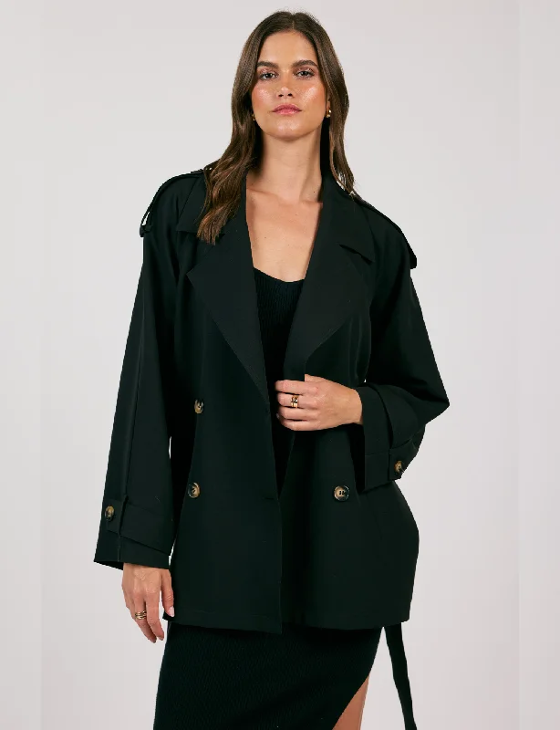 Limited - Edition Drops Strive For Trench Jacket, Black