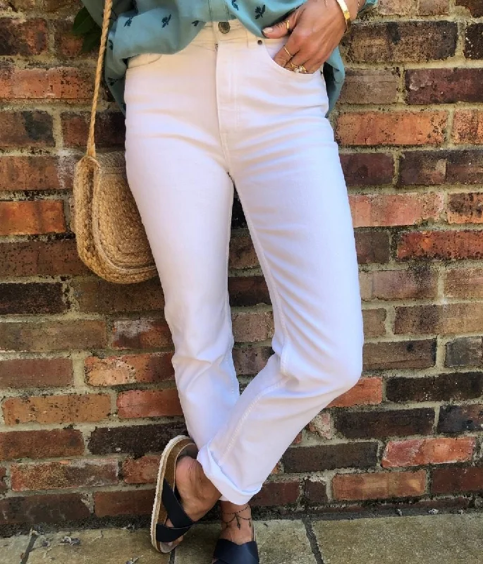 Wardrobe Refresh White Straight Leg Jeans