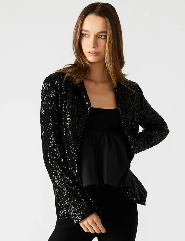 Limited Time Offer Payton Sequin Blazer, Black