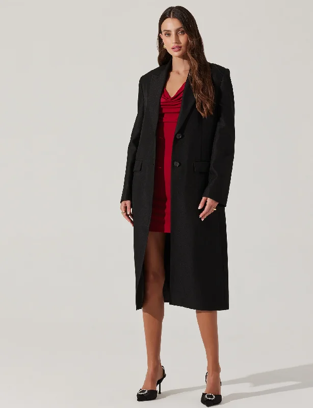 Early Access To Art Deco Styles Sale Brylee Coat, Black