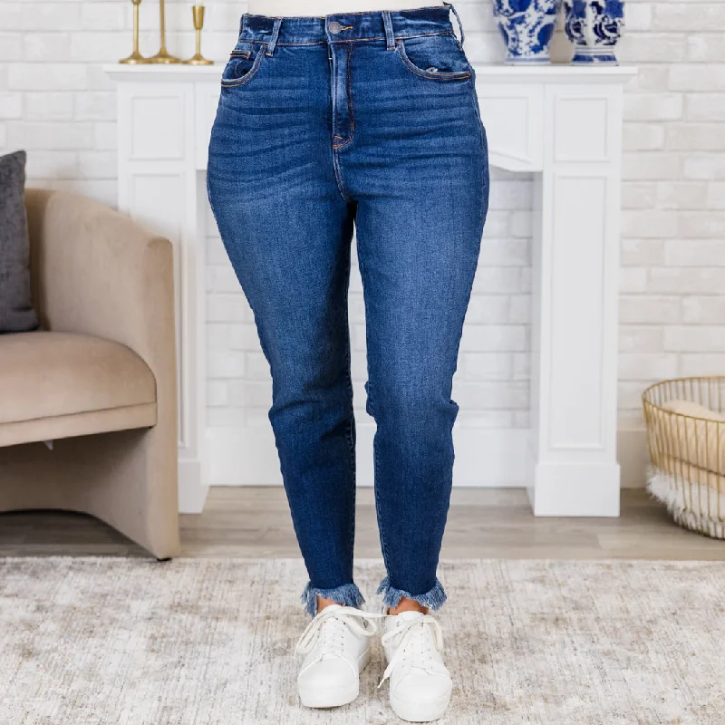 Stylish Women's Garments For Holidays Flash Sales Let's Go Places Jeans, Dark Wash